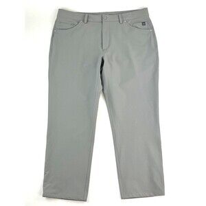 Mack Weldon Radius 5 Pocket Mens 36x27 Stretch Performance Golf Chino Gray
